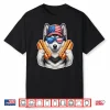 4Th Of July Hotdog Siberian Husky Funny Patriotic Usa Flag Shirt