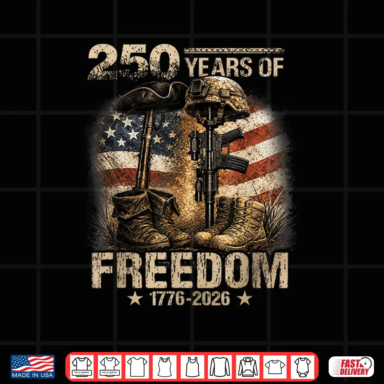 250 Years American 1776 2026 Christian Patriotic 4Th Of July Shirt 250 Years American 1776 2026 Christian Patriotic 4Th Of July Shirt