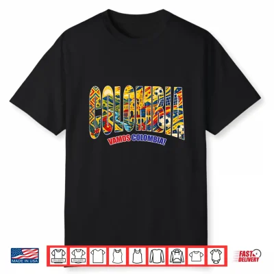 Colombia Country Colombian Flag For Men Women Kids Shirt