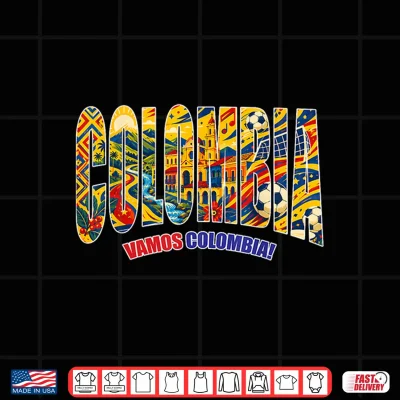 Design Colombia Country Colombian Flag for Men Women Kids Shirt 1