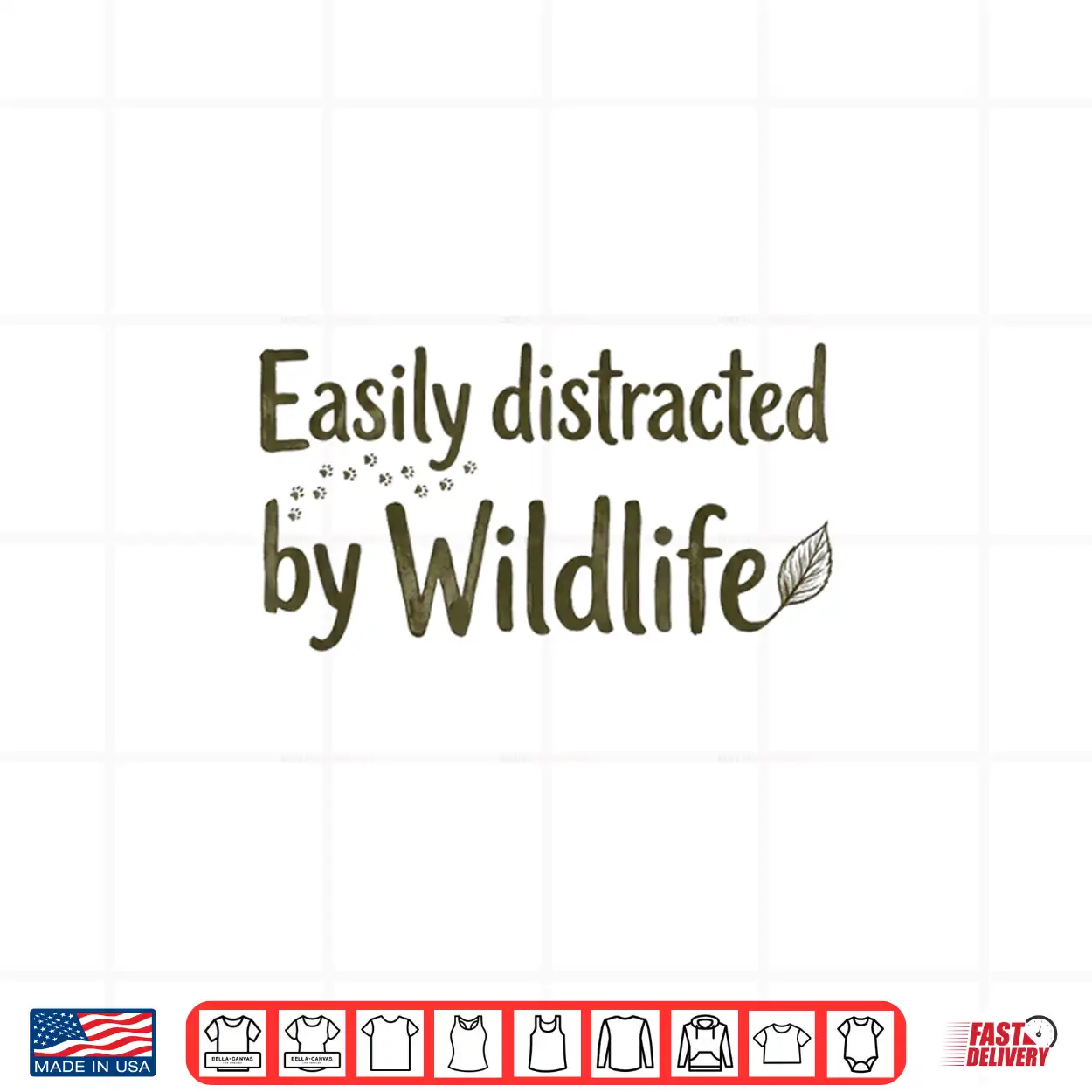 Easily Distracted By Wildlife Outdoor Nature Lover Shirt Easily Distracted By Wildlife Outdoor Nature Lover Shirt