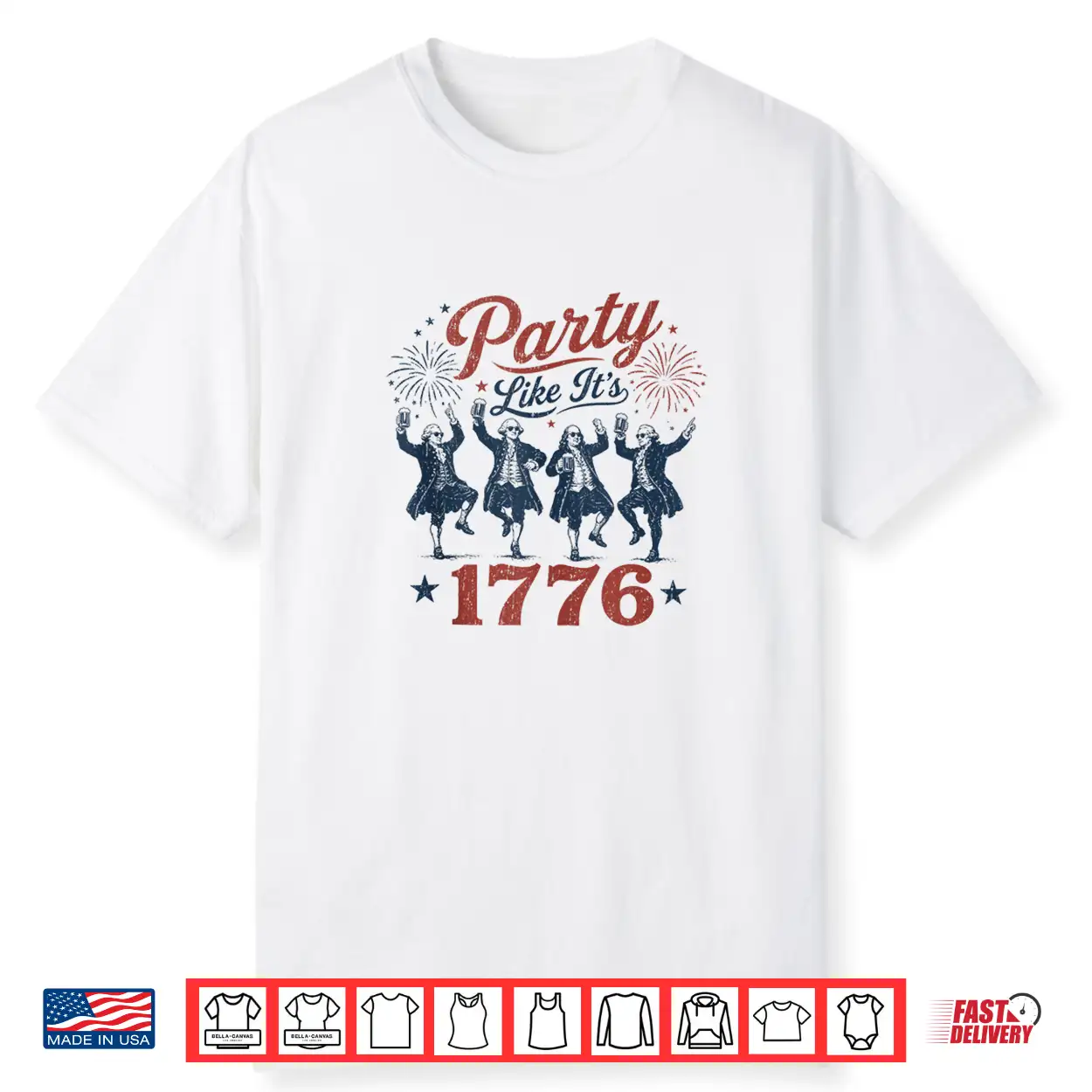 Founding Fathers Squad Party Like It Is 1776 4Th Of July Shirt Founding Fathers Squad Party Like It Is 1776 4Th Of July Shirt