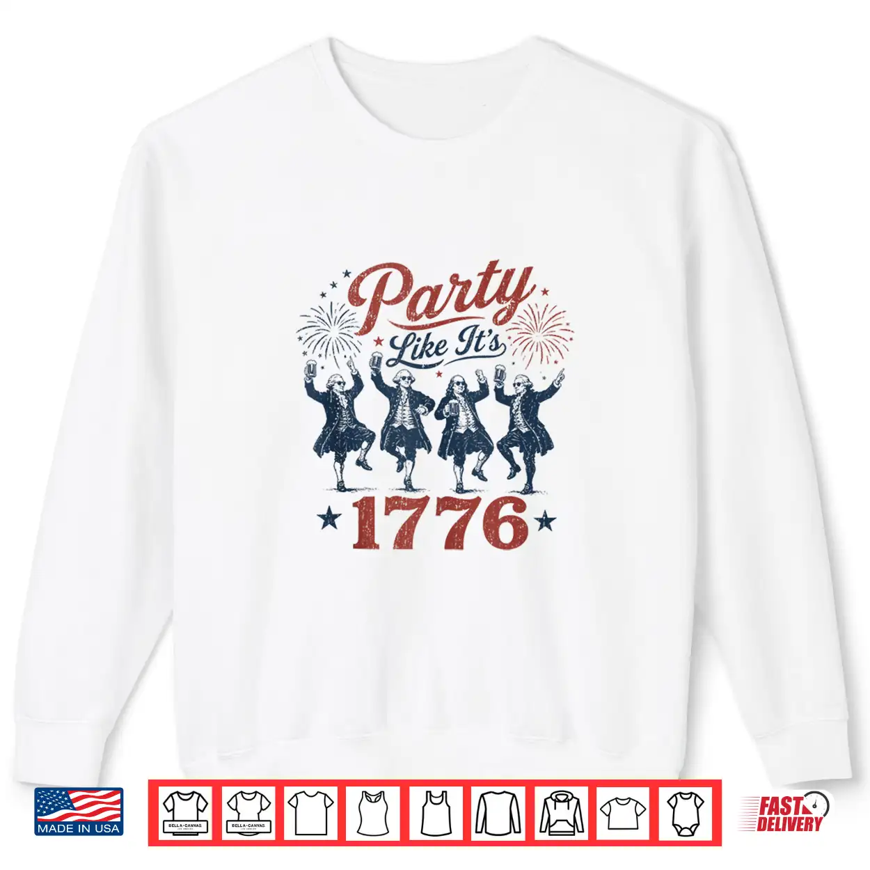 Founding Fathers Squad Party Like It Is 1776 4Th Of July Shirt Founding Fathers Squad Party Like It Is 1776 4Th Of July Shirt