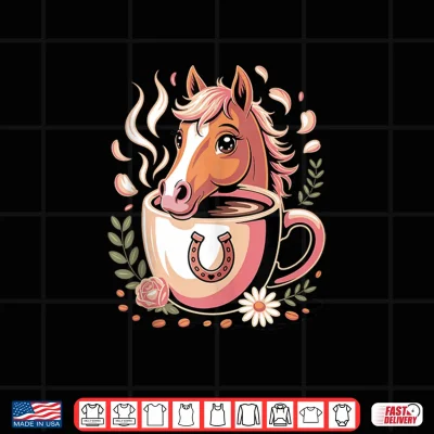 Horse Girl Fuel Equestrian Coffee Horse Lover Shirt 4 Design Horse Girl Fuel Equestrian Coffee Horse Lover Shirt 1