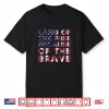 Land Of The Free Because Of The Brave Comfort Colors Crop Top Shirt