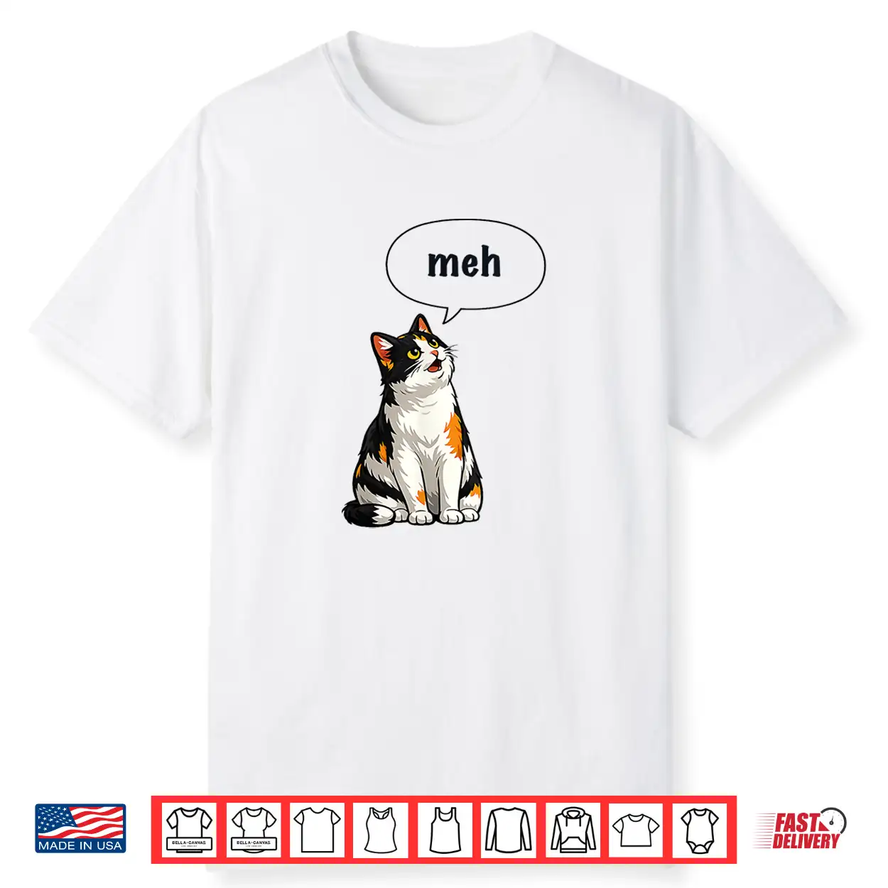 Meh Funny Cat Shirt Meh Funny Cat Shirt