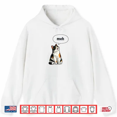 Meh Funny Cat Shirt 1 Hoodie Meh Funny Cat Shirt 1