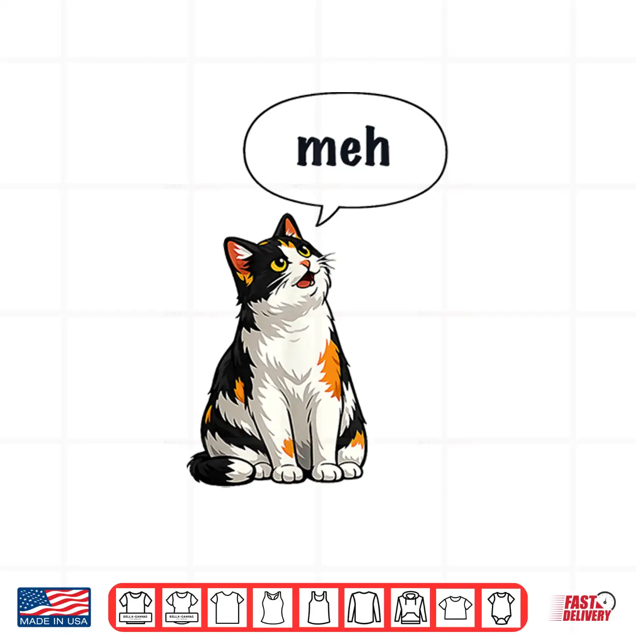 Meh Funny Cat Shirt Meh Funny Cat Shirt