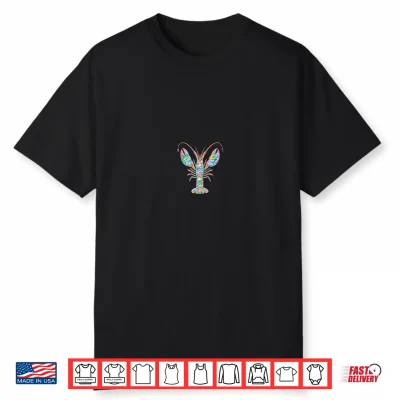 Preppy Coastal Lobster Palm Beach Resort Style Florida Keys Shirt