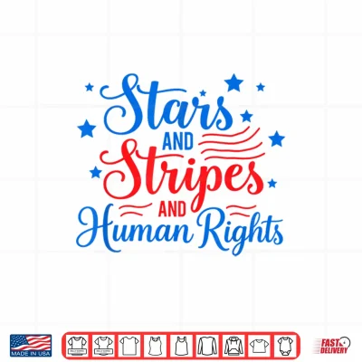 Design Stars Stripes Human Rights 250 Years Equality Shirt 1
