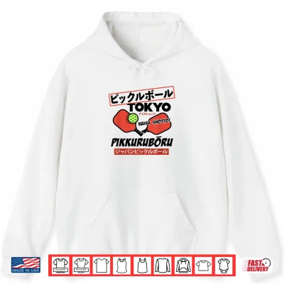 Tokyo Pickleball Naisu Shotto Japanese Paddle Design Shirt 1 Hoodie Tokyo Pickleball Naisu Shotto Japanese Paddle Design Shirt 1