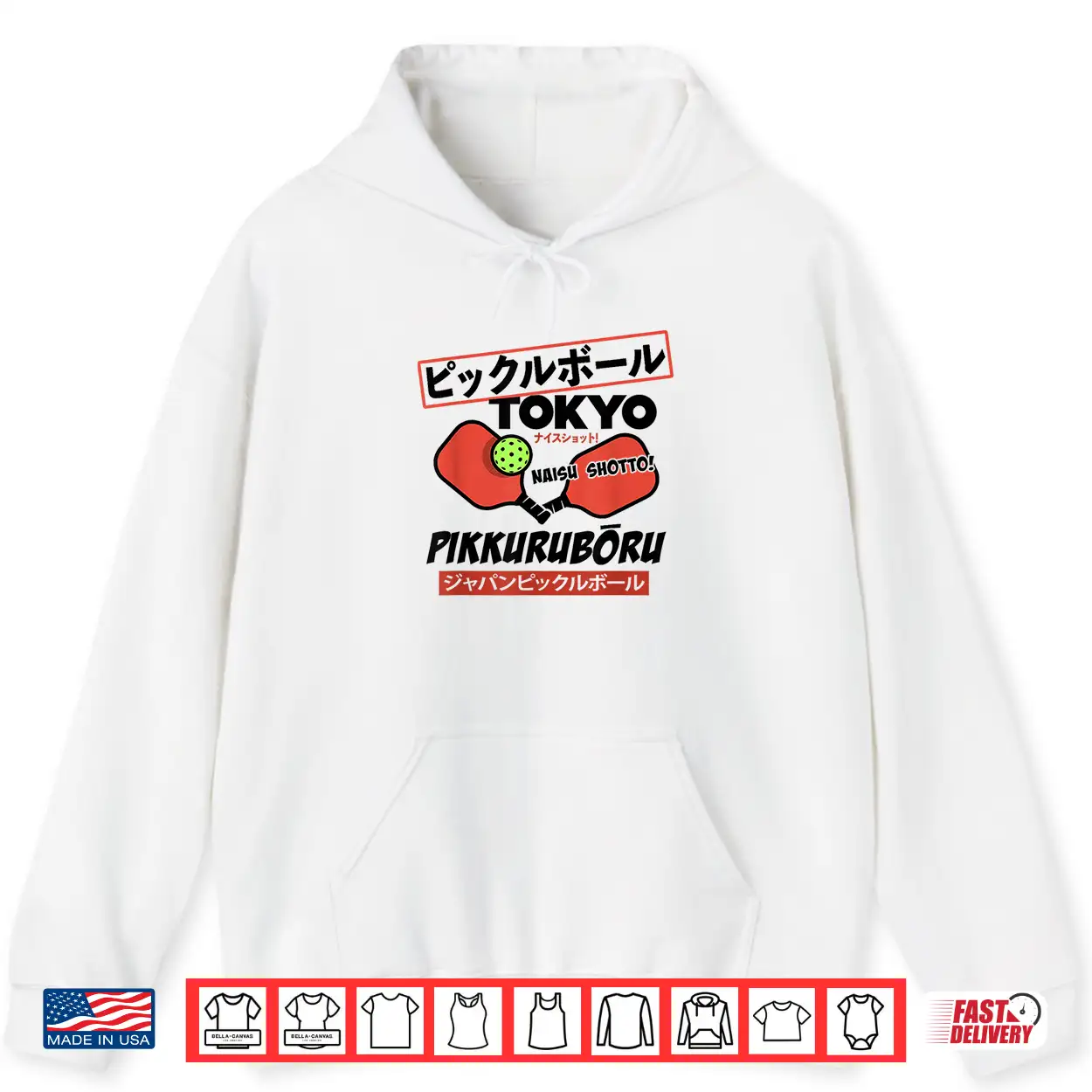 Tokyo Pickleball Naisu Shotto Japanese Paddle Design Shirt Tokyo Pickleball Naisu Shotto Japanese Paddle Design Shirt
