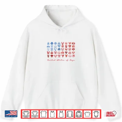 Hoodie United States of Dogs Shirt 1