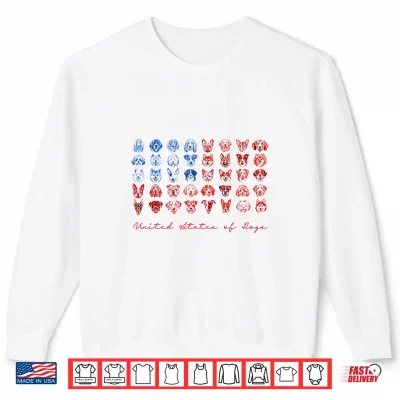 Sweatshirt United States of Dogs Shirt 1