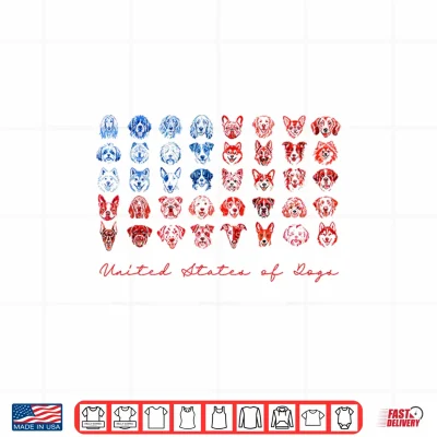 Design United States of Dogs Shirt 1
