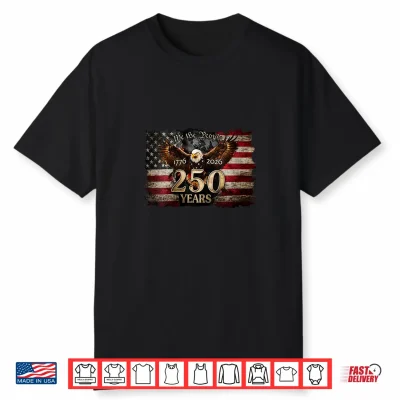 Women’S Usa America 1776 2026 250 Years Freedom Eagle 4Th Of July V Neck Shirt