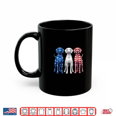 Mug 250 Anniversary USA Shirt Dog Weimaraner 4th of July Shirt