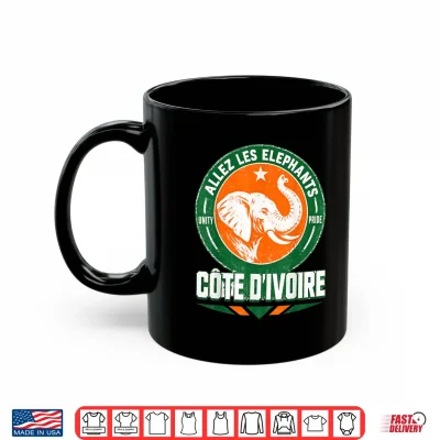 Allez Les Elephants Côte D'Ivoire Fan Shirt 3 Mug Allez Les Elephants Cote DIvoire Fan Shirt 1