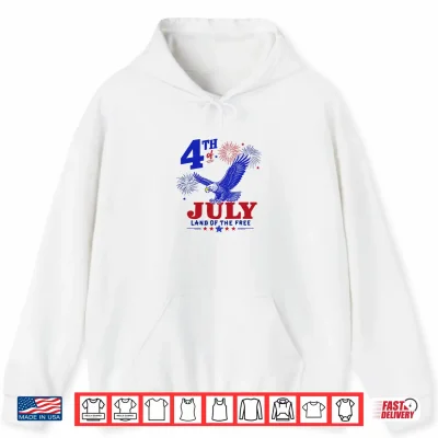 Hoodie July Fourth Eagle Shirt