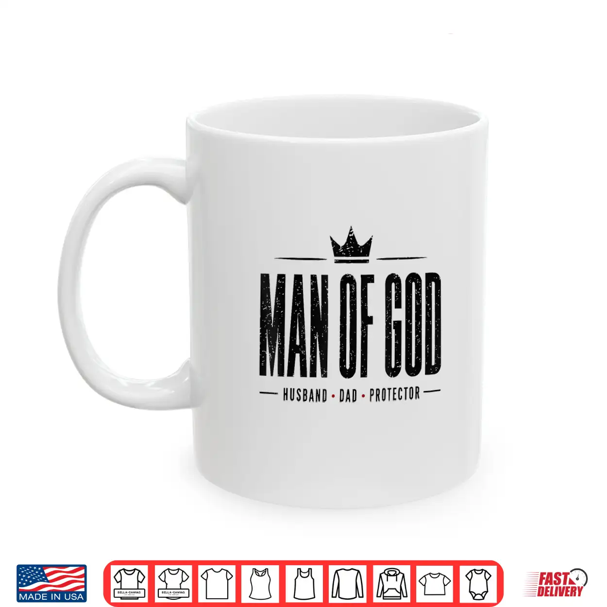 Man Of God Father’S Day Men Husband Dad Protector Shirt Man Of God Father’S Day Men Husband Dad Protector Shirt