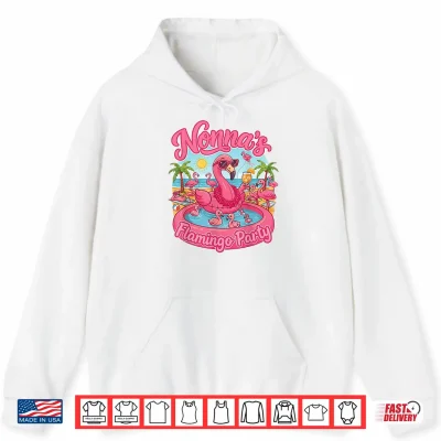 Hoodie Nonnas Flamingo Party Family Reunion Shirt