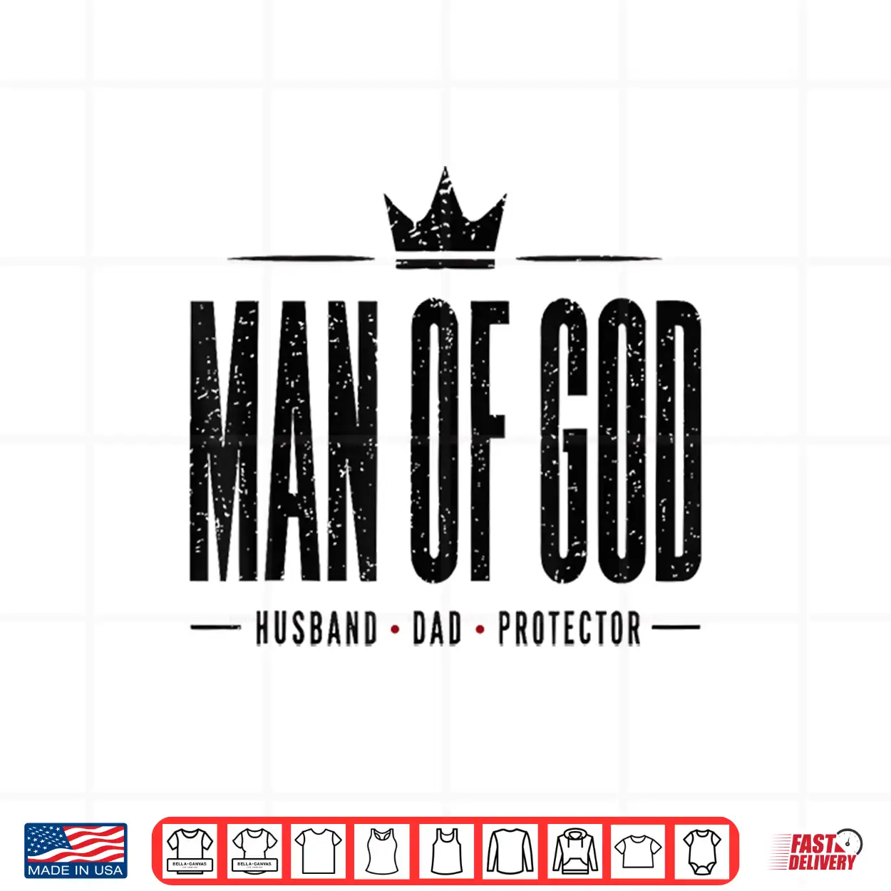 Man Of God Father’S Day Men Husband Dad Protector Shirt Man Of God Father’S Day Men Husband Dad Protector Shirt
