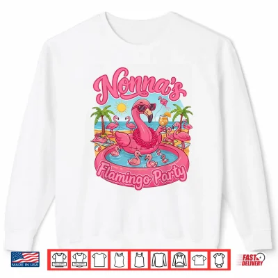 Sweatshirt Nonnas Flamingo Party Family Reunion Shirt