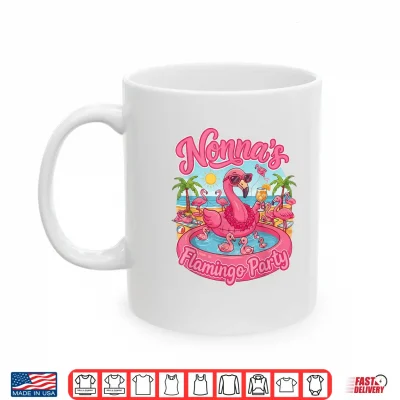 Mug Nonnas Flamingo Party Family Reunion Shirt