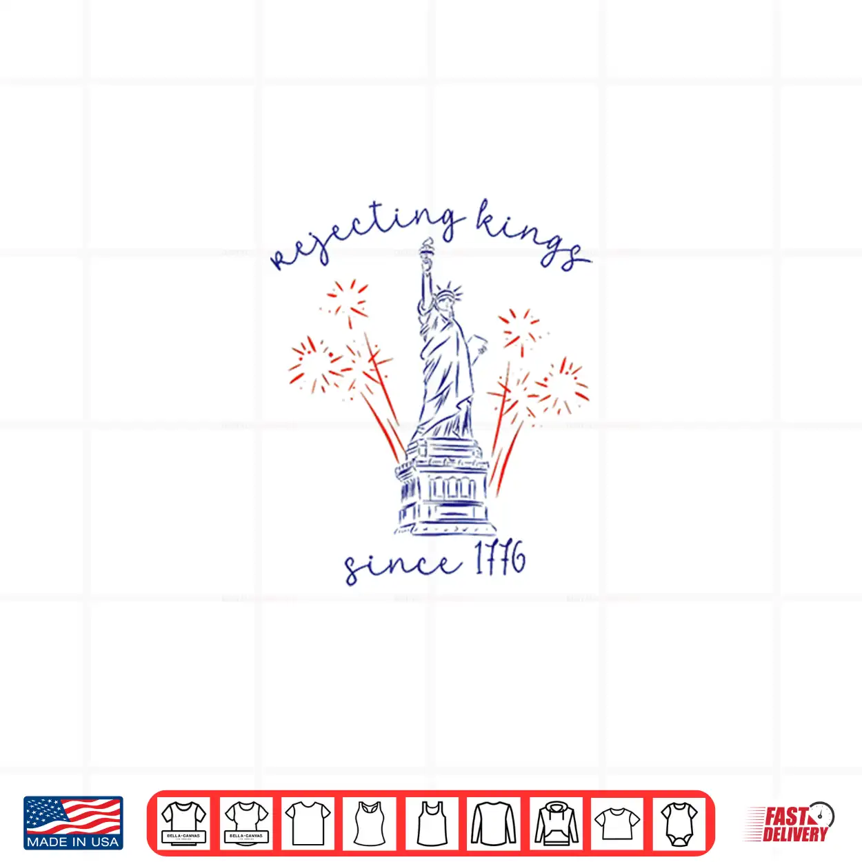 Rejecting Kings Since 1776 4Th Of July Liberty Statue Shirt Rejecting Kings Since 1776 4Th Of July Liberty Statue Shirt