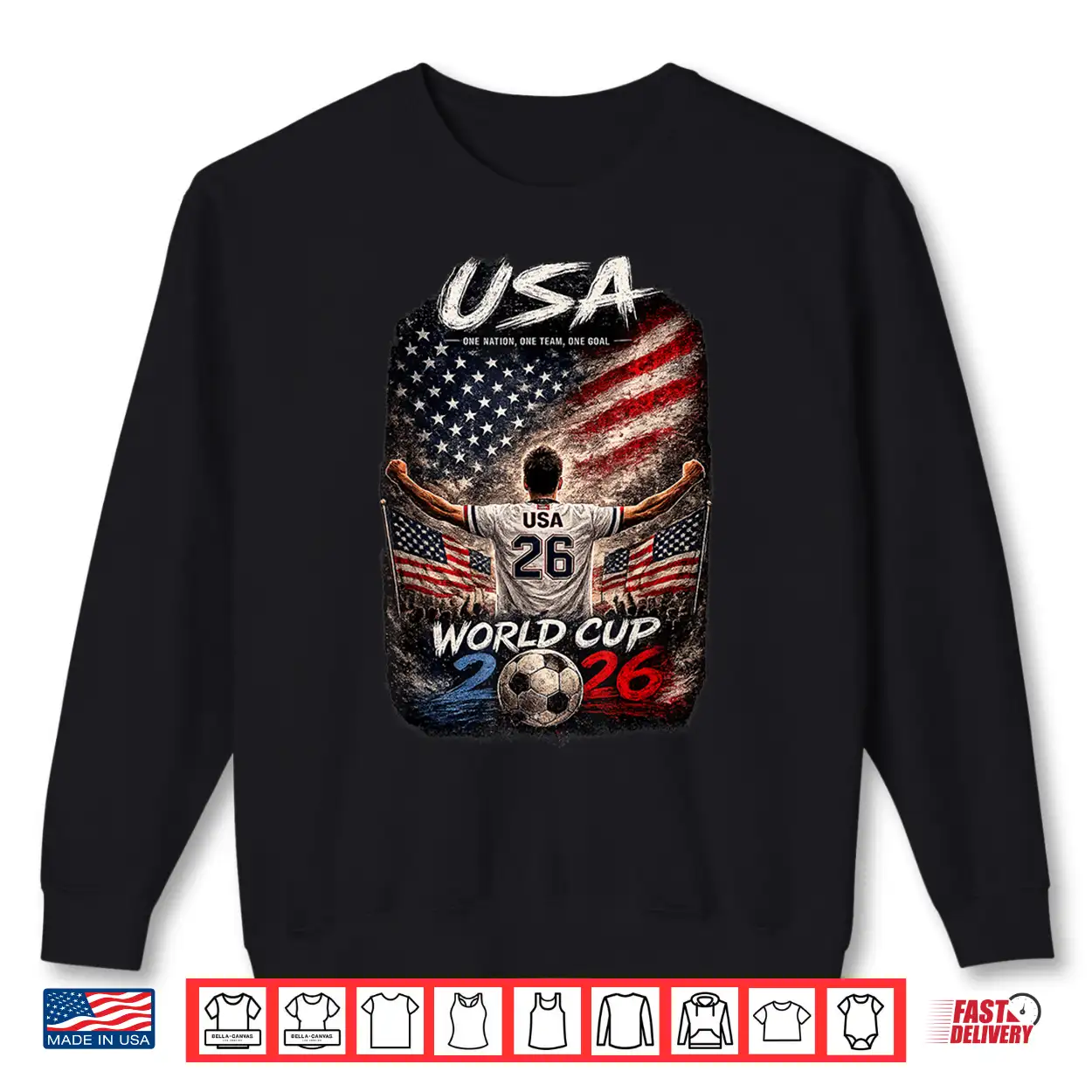 Soccer Football World Cup 2026 Usa Winner Shirt Soccer Football World Cup 2026 Usa Winner Shirt