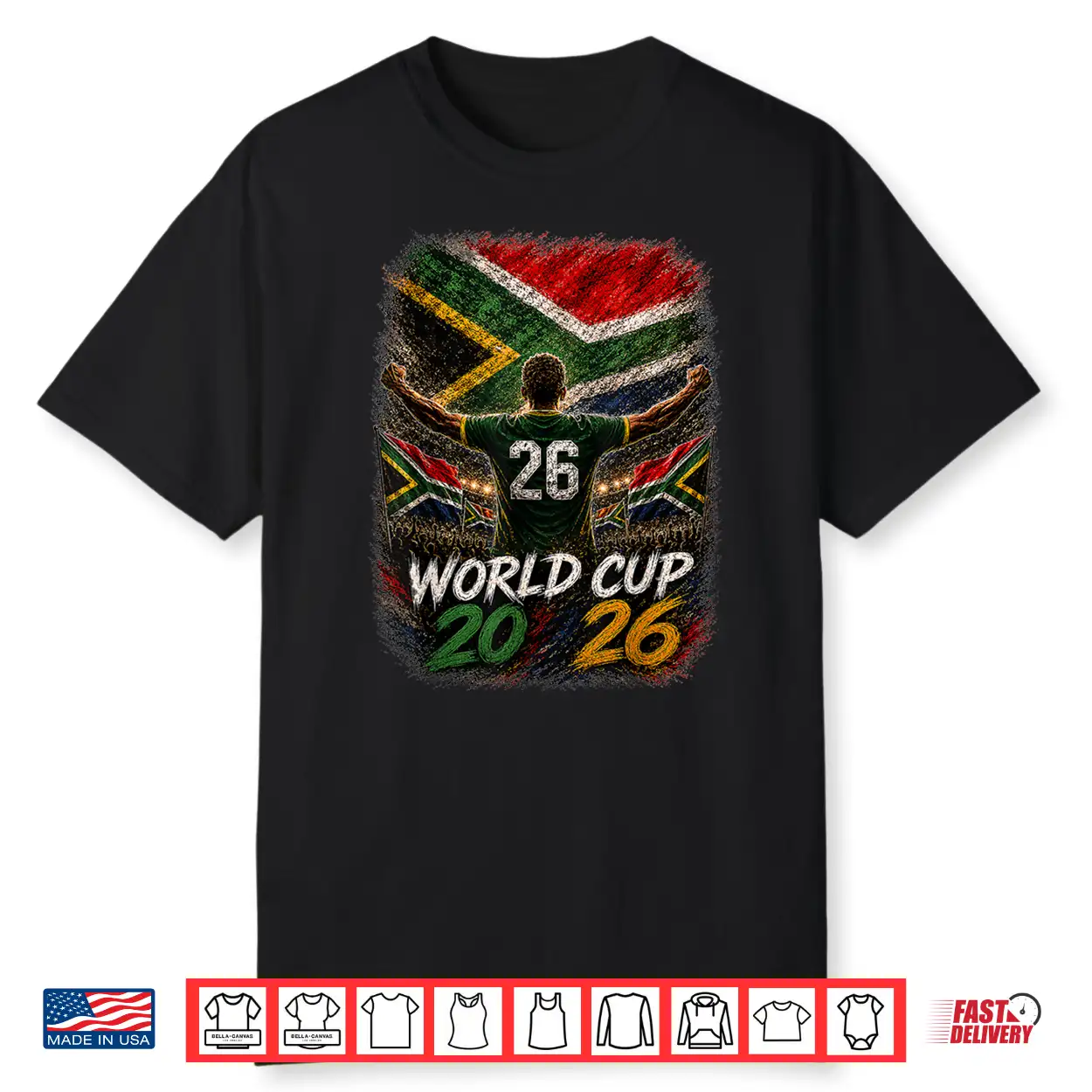 Soccer World Cup 2026 South Africa Winner Shirt Soccer World Cup 2026 South Africa Winner Shirt