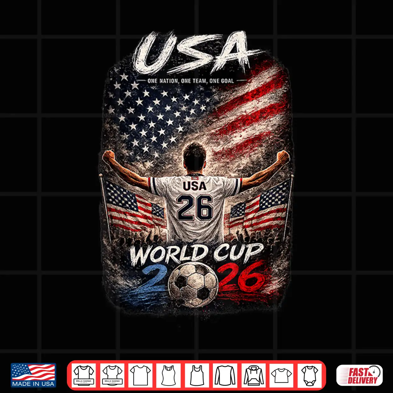 Soccer Football World Cup 2026 Usa Winner Shirt Soccer Football World Cup 2026 Usa Winner Shirt