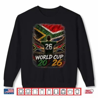 Soccer World Cup 2026 South Africa Winner Shirt 2 Sweatshirt Soccer World Cup 2026 South Africa Winner Shirt