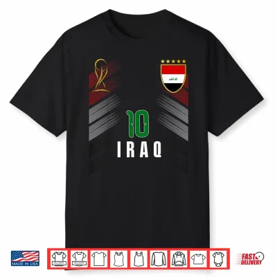 Vintage Iraq Flag Iraqi Pride Lovers Retro Shirt