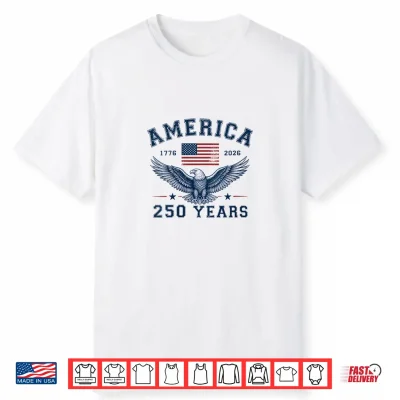 America Usa 250Th Anniversary Eagle 250 Years Shirt