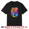 Colorful Cute Leopard Gecko Flowers Rainbow Women Girls Kids Shirt