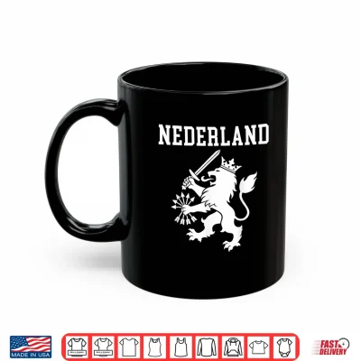 Mug Holland Nederland Flag Dutch Lion Netherlands Pride Shirt
