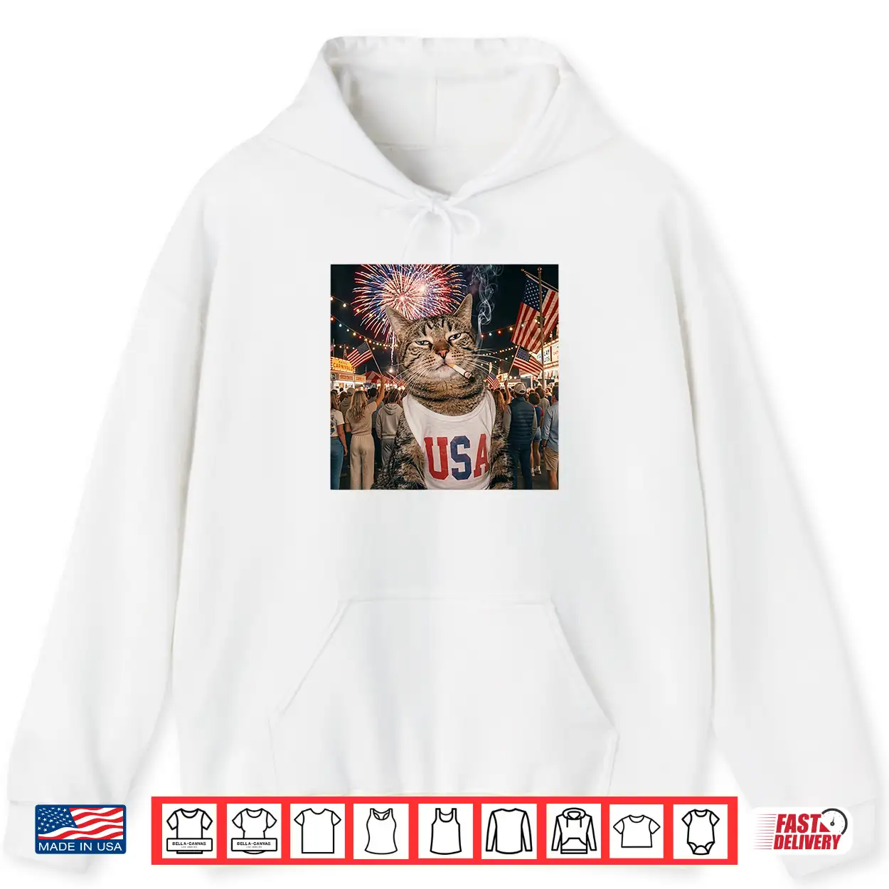 July 4Th Patriotic Cat Smoking Cigarette Meme 250 Years Shirt July 4Th Patriotic Cat Smoking Cigarette Meme 250 Years Shirt