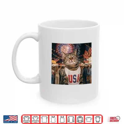 July 4Th Patriotic Cat Smoking Cigarette Meme 250 Years Shirt 3 Mug July 4th Patriotic Cat Smoking Cigarette Meme 250 Years Shirt