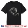 Mens Gentle Bear And Firefly Nature Woodland Illustration Performance Shirt