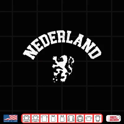 Design Nederland Flag Shirt Holland Dutch Pride Netherlands Orange Shirt
