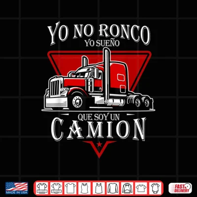 Design Yo No Ronco Truck Driver Snore Humor Shirt