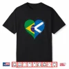 Cool Scotland Brazil Flag Proud Brazilian Scottish Fan Pride Shirt