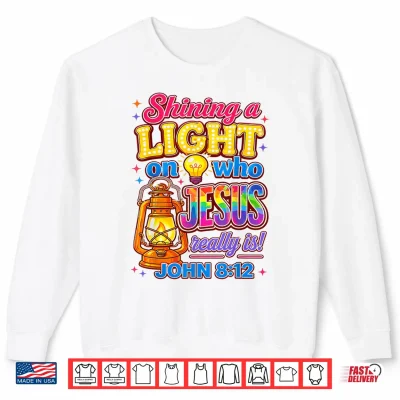 Sweatshirt Jesus Light of The World Illumination Station VBS 2026 Shirt