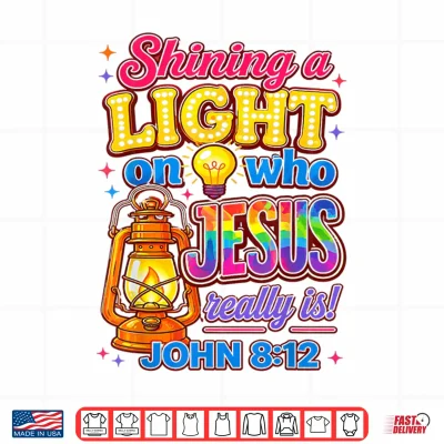 Design Jesus Light of The World Illumination Station VBS 2026 Shirt