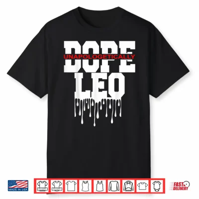 Dope Queen King Graphic Decor Leo Astrology Zodiac Shirt