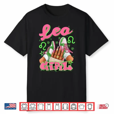 Leo Birthday Queen Sneakers Astrology Zodiac Shirt