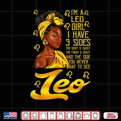 Design Leo Afro Black Culture Its My Birthday Zodiac Sign Shirt