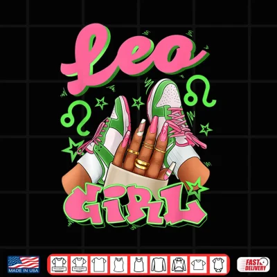 Design Leo Birthday Queen Sneakers Astrology Zodiac Shirt