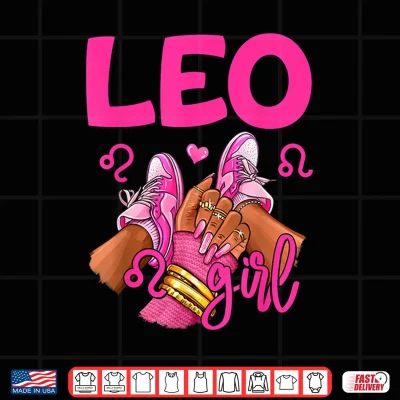 Design Leo Birthday Queen Sneakers Zodiac Sign Shirt